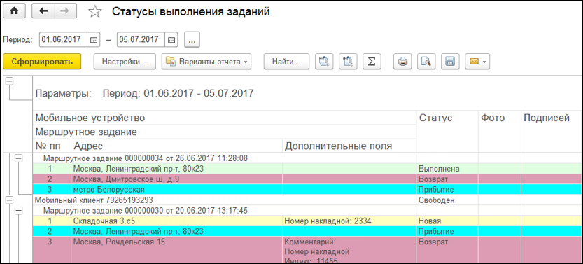 1С Предприятие 8. TMS Логистика. Управление перевозками